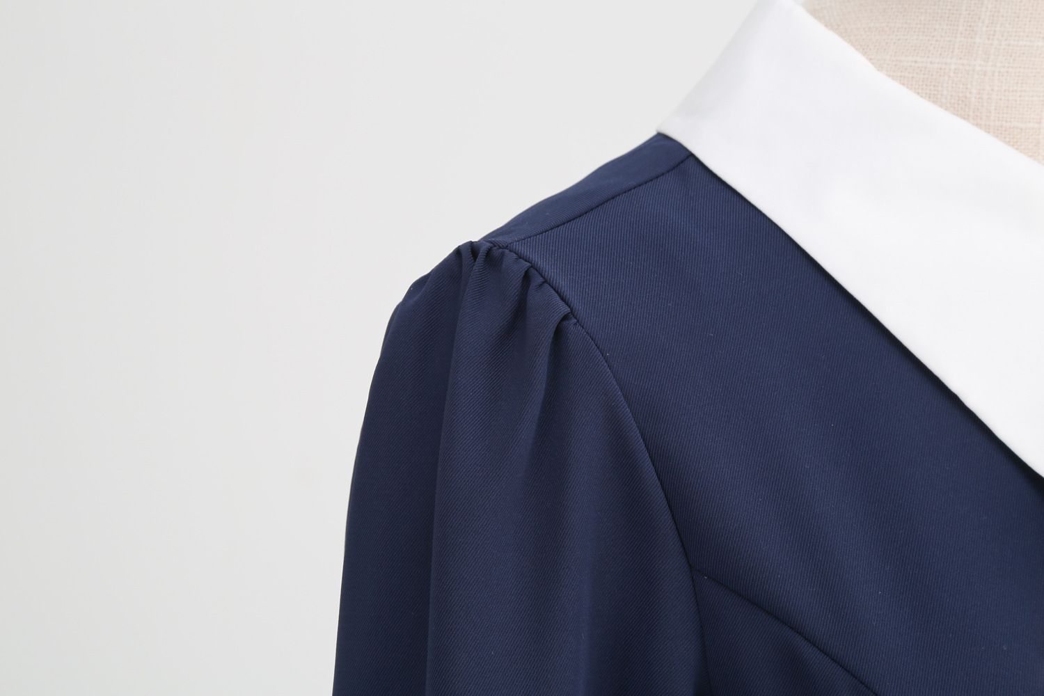 Women Short Sleeve 1950s Retro Vintage Cocktail Party Swing A-Line Work Dress Navy