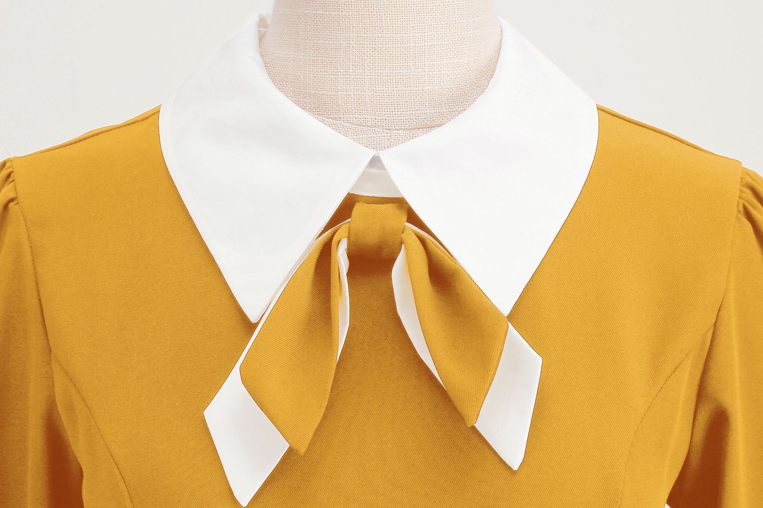 Women Short Sleeve 1950s Retro Vintage Cocktail Party Swing A-Line Work Dress Yellow