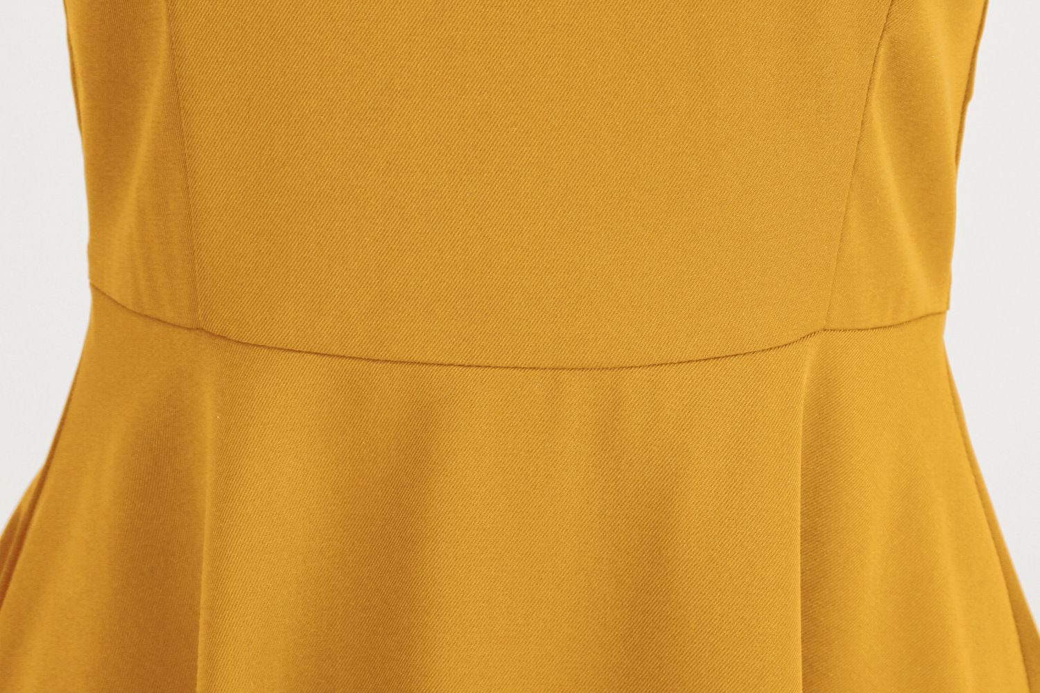 Women Short Sleeve 1950s Retro Vintage Cocktail Party Swing A-Line Work Dress Yellow