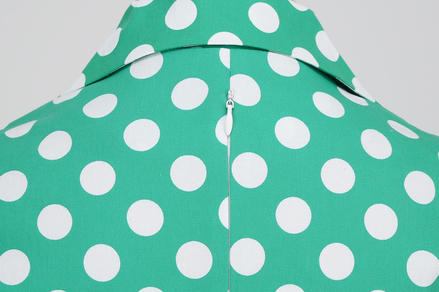 Women V-Neck Cocktail Swing Dress 50s Button Up Rockabilly Prom Dress Green