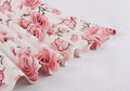 Women Vintage 1950s Cocktail Party Swing Dresses with Ruffle Cap Sleeves V Neck Floral Print Dress White