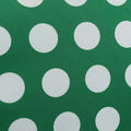 Women Vintage 1950s Retro Polka Dot Print Evening Party Prom Swing Dress Green