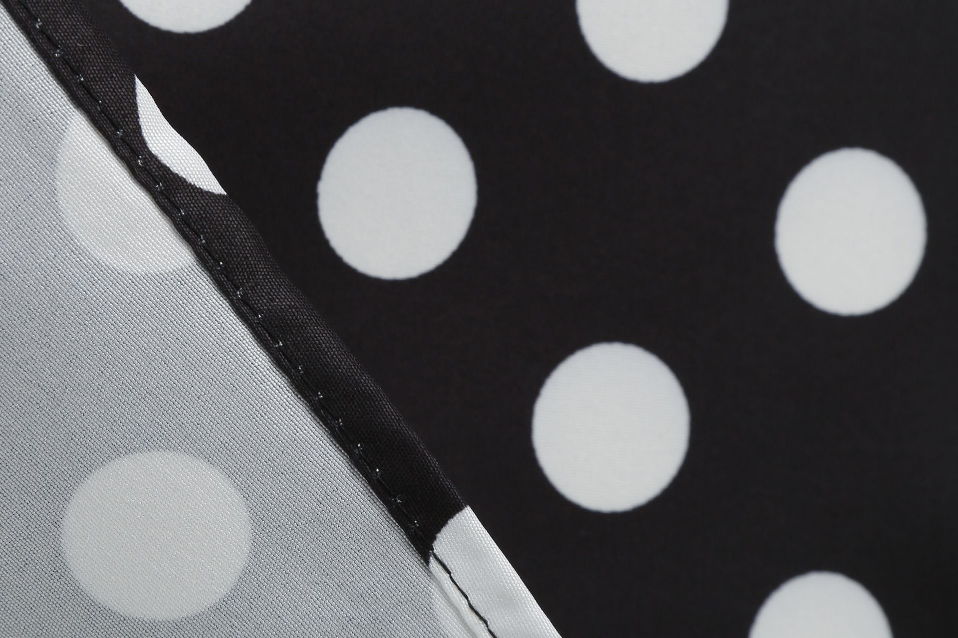 Women Vintage 50s 1950s Dress Square Neck A-line Polka Dot Swing Dresses Black