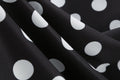 Women Vintage 50s 1950s Dress Square Neck A-line Polka Dot Swing Dresses Black
