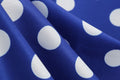 Women Vintage 50s 1950s Dress Square Neck A-line Polka Dot Swing Dresses Blue