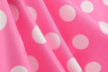 Women Vintage 50s 1950s Dress Square Neck A-line Polka Dot Swing Dresses Pink
