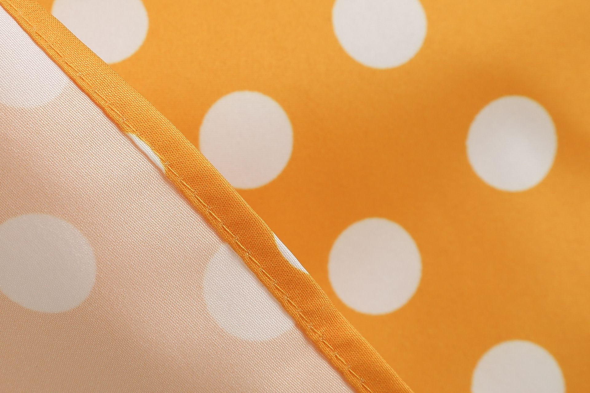 Women Vintage 50s 1950s Dress Square Neck A-line Polka Dot Swing Dresses Yellow