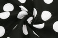 Women Vintage 50s 60s Polka Dot Swing A-line Evening Party Cocktail Dresses Black