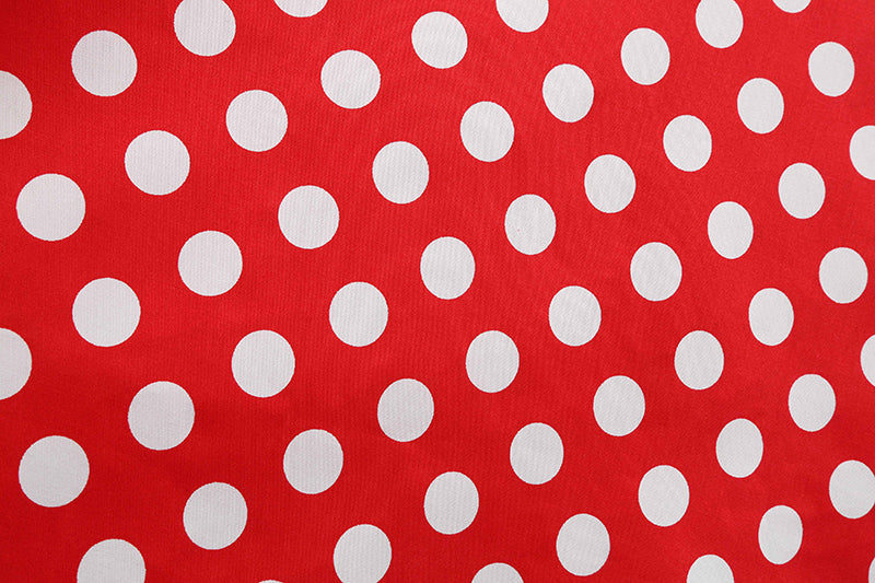 Women Vintage 50s 60s Polka Dot Swing A-line Evening Party Cocktail Dresses Red