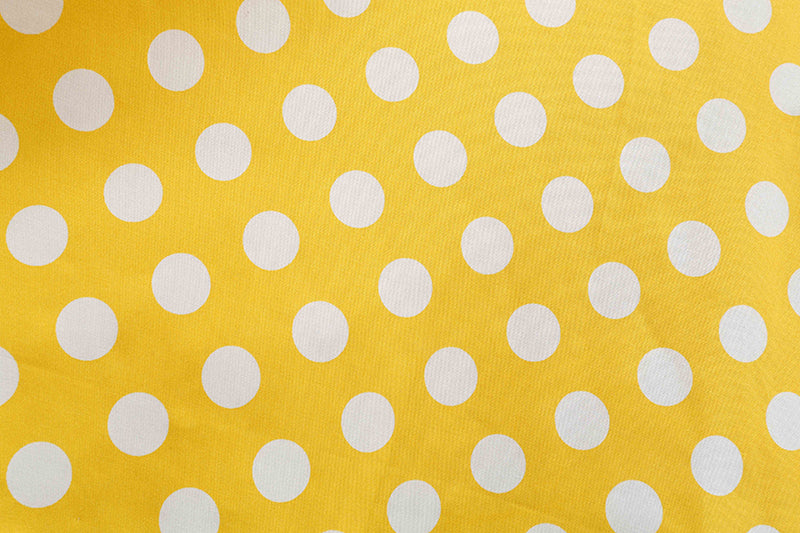Women Vintage 50s 60s Polka Dot Swing A-line Evening Party Cocktail Dresses Yellow