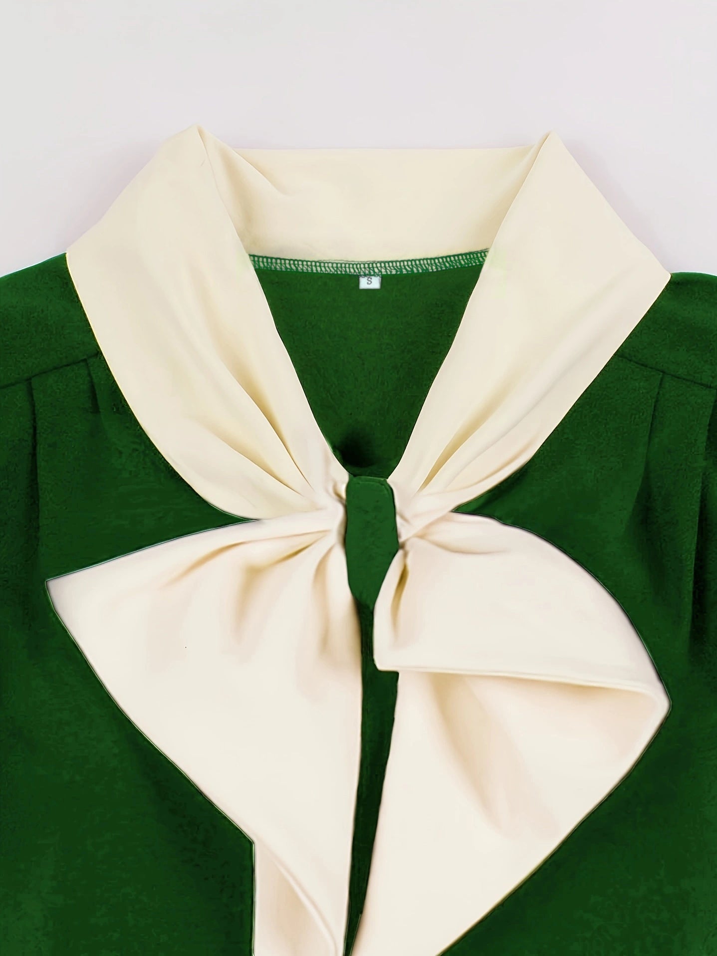 Women Vintage Buttons Down 50s A-Line Casual Prom Swing Dress Green