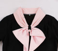 Women Vintage Buttons Down 50s A-Line Casual Prom Swing Dress Pink