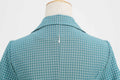 Women Vintage  Plaid Short Sleeve Dress with Belt Rockabilly Party 50S Swing Dress Green