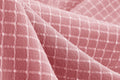 Women Vintage  Plaid Short Sleeve Dress with Belt Rockabilly Party 50S Swing Dress Pink