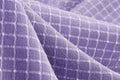 Women Vintage  Plaid Short Sleeve Dress with Belt Rockabilly Party 50S Swing Dress Purple