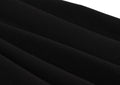 Women Vintage Short Sleeve A Line Midi Summer Dress with Belt Black