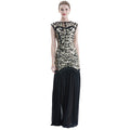 Womens 1920s Flapper Dress Vintage Gatsby Party Sequin Maxi Cocktail Dresses Gold