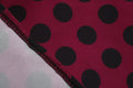 Womens 1950s Polka Dot Summer Dress Sleeveless V-Neck Elegant Vintage Party Dress Purple Black