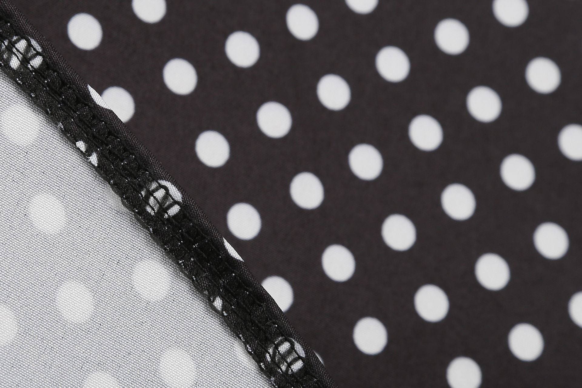 Womens 1950s Retro Rockabilly Polka Dot Casual Dress Vintage Style Prom Dress Black