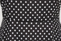 Womens 1950s Retro Rockabilly Polka Dot Casual Dress Vintage Style Prom Dress Black