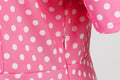 Womens 1950s Retro Rockabilly Polka Dot Casual Dress Vintage Style Prom Dress Pink