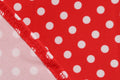 Womens 1950s Retro Rockabilly Polka Dot Casual Dress Vintage Style Prom Dress Red