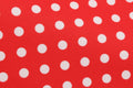 Womens 1950s Retro Rockabilly Polka Dot Casual Dress Vintage Style Prom Dress Red