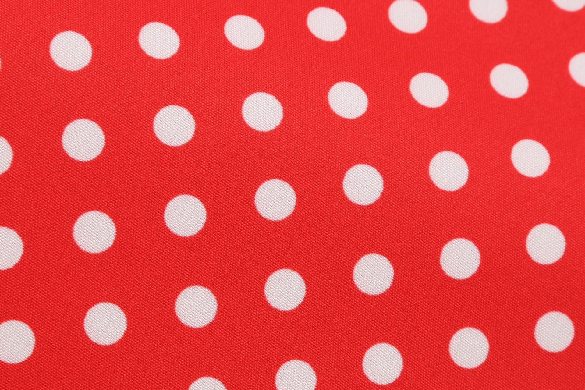 Womens 1950s Retro Rockabilly Polka Dot Casual Dress Vintage Style Prom Dress Red