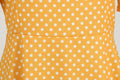 Womens 1950s Retro Rockabilly Polka Dot Casual Dress Vintage Style Prom Dress Yellow