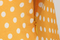 Womens 1950s Retro Rockabilly Polka Dot Casual Dress Vintage Style Prom Dress Yellow