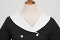 Womens 1950s Vintage Audrey Hepburn Style Cocktail Swing Costume Dresses Black