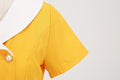 Womens 1950s Vintage Audrey Hepburn Style Cocktail Swing Costume Dresses Yellow