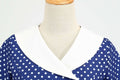 Womens 1950s Vintage Audrey Hepburn Style Cocktail Swing Halloween Dresses Blue
