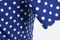 Womens 1950s Vintage Audrey Hepburn Style Cocktail Swing Halloween Dresses Blue