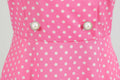 Womens 1950s Vintage Audrey Hepburn Style Cocktail Swing Halloween Dresses Pink