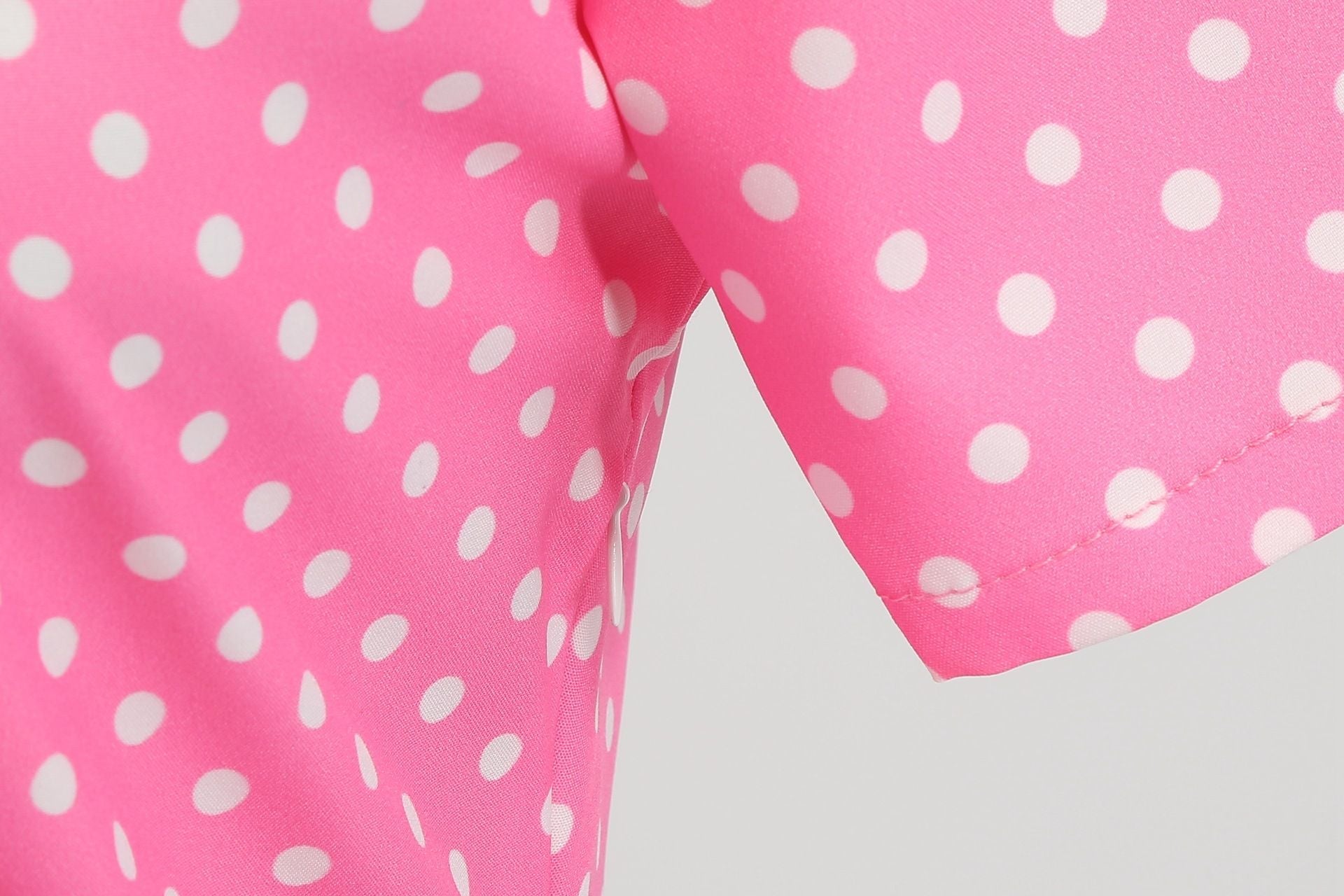 Womens 1950s Vintage Audrey Hepburn Style Cocktail Swing Halloween Dresses Pink