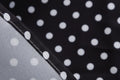 Womens 1950s Vintage Dress Bowknot Prom Short Sleeve Polka Dot Party Dress Black