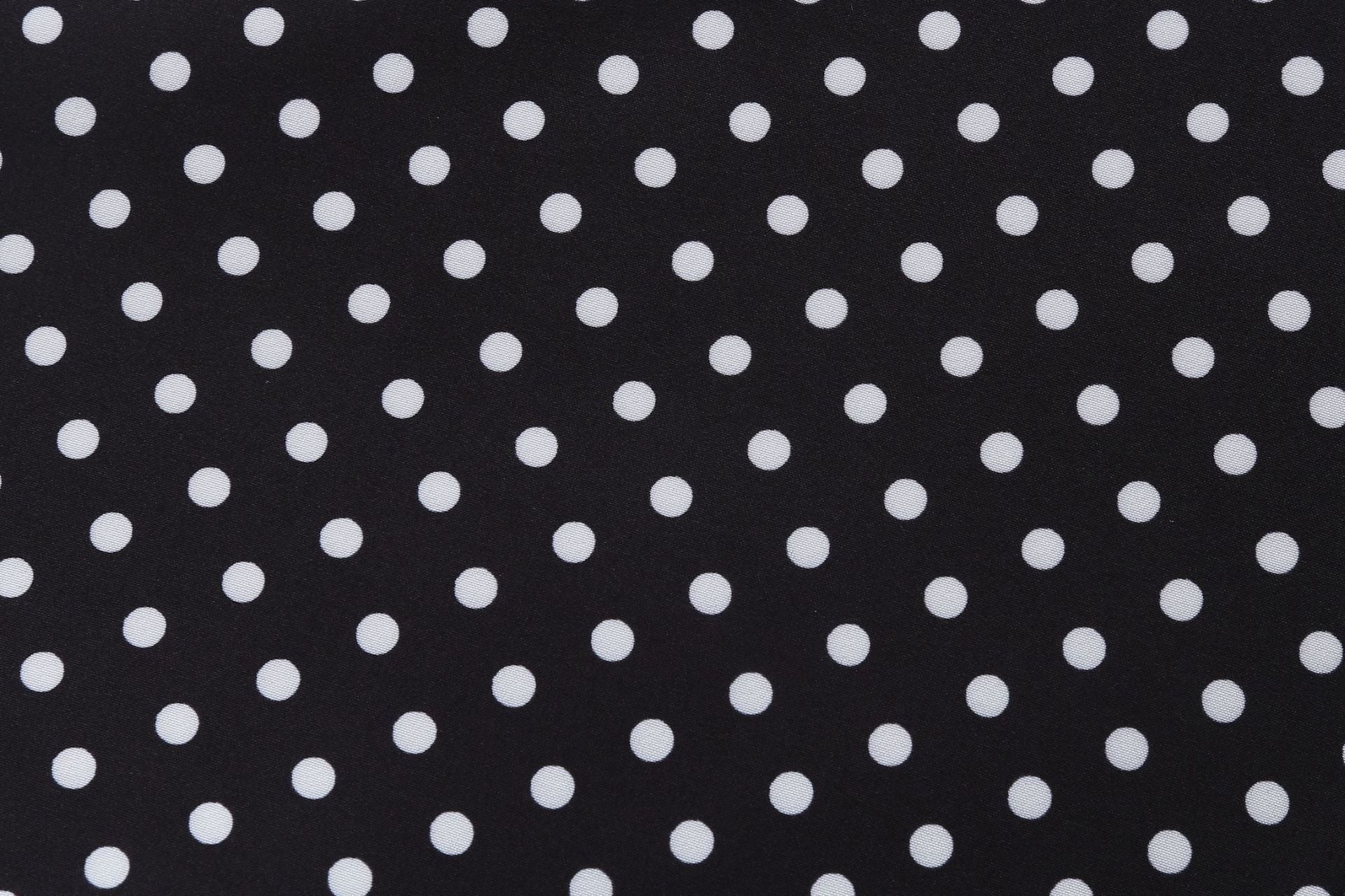 Womens 1950s Vintage Dress Bowknot Prom Short Sleeve Polka Dot Party Dress Black