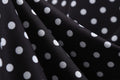 Womens 1950s Vintage Dress Bowknot Prom Short Sleeve Polka Dot Party Dress Black