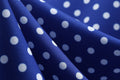 Womens 1950s Vintage Dress Bowknot Prom Short Sleeve Polka Dot Party Dress Blue