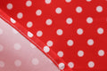 Womens 1950s Vintage Dress Bowknot Prom Short Sleeve Polka Dot Party Dress Red