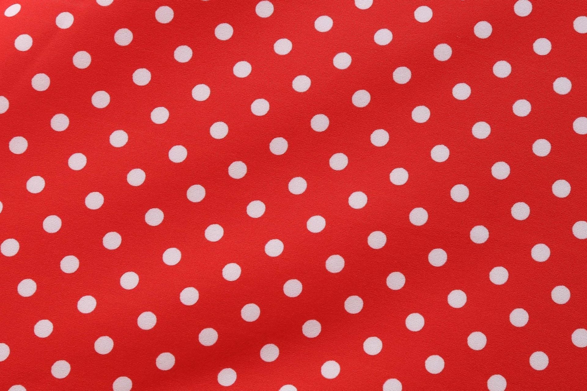 Womens 1950s Vintage Dress Bowknot Prom Short Sleeve Polka Dot Party Dress Red