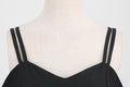 Womens 50s 60s A Line Rockabilly Dress Vintage Swing Party Dress Black