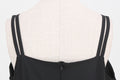 Womens 50s 60s A Line Rockabilly Dress Vintage Swing Party Dress Black