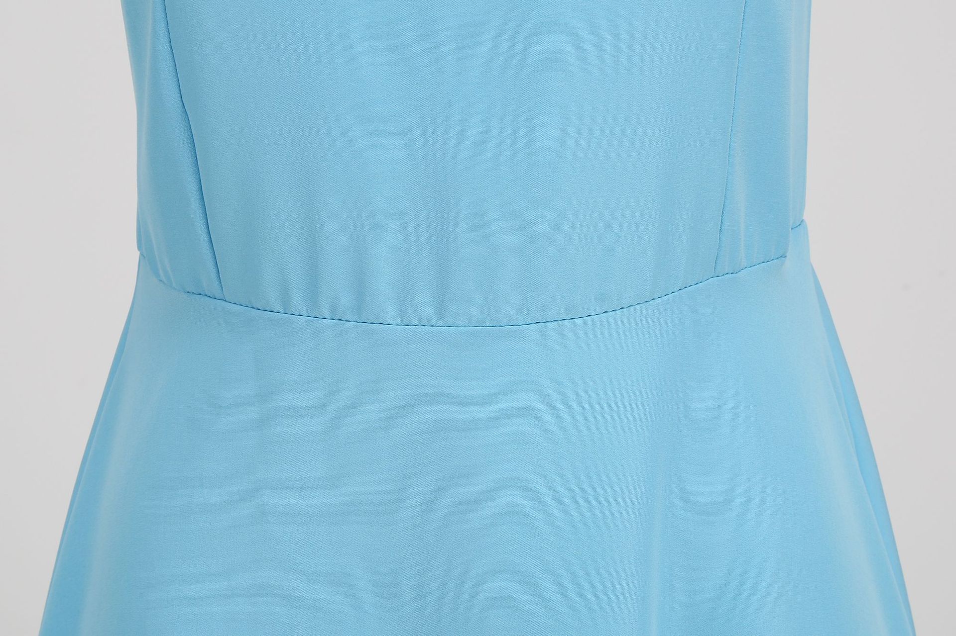 Womens 50s 60s A Line Rockabilly Dress Vintage Swing Party Dress Blue
