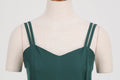 Womens 50s 60s A Line Rockabilly Dress Vintage Swing Party Dress Green
