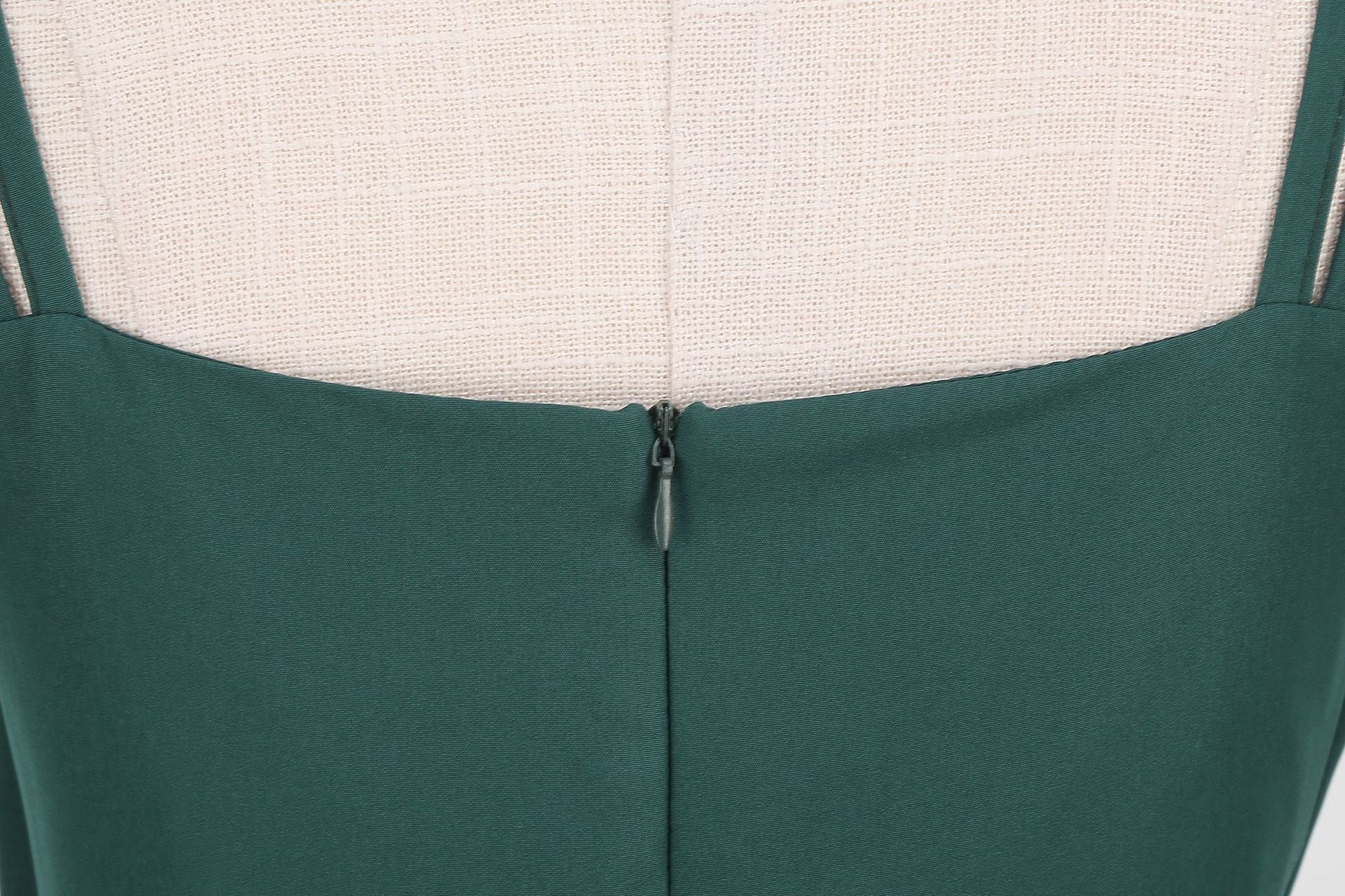 Womens 50s 60s A Line Rockabilly Dress Vintage Swing Party Dress Green