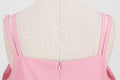 Womens 50s 60s A Line Rockabilly Dress Vintage Swing Party Dress Pinnk