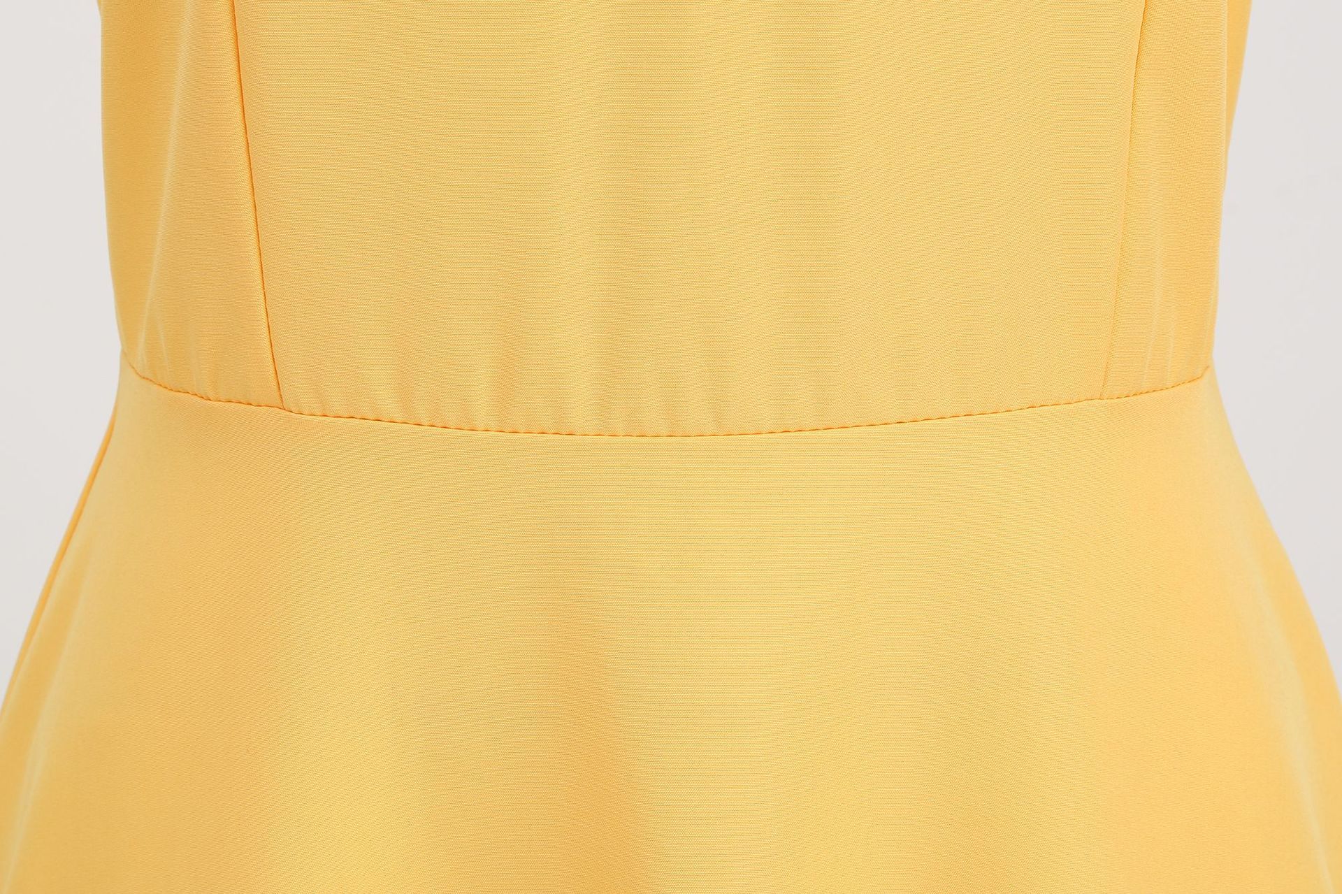 Womens 50s 60s A Line Rockabilly Dress Vintage Swing Party Dress Yellow