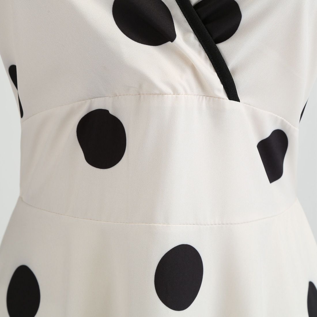 Womens 50s Vintage Retro Rockabilly Sleeveless V Neck Cocktail Party Swing Dress Beige